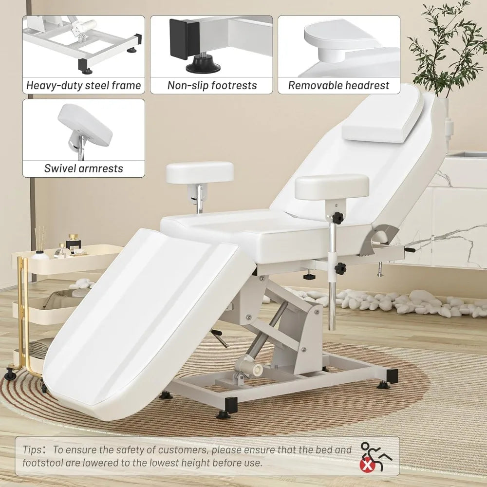 Motorized Professional Electronic Adjustable Spa Bed, Electric Medical Chair