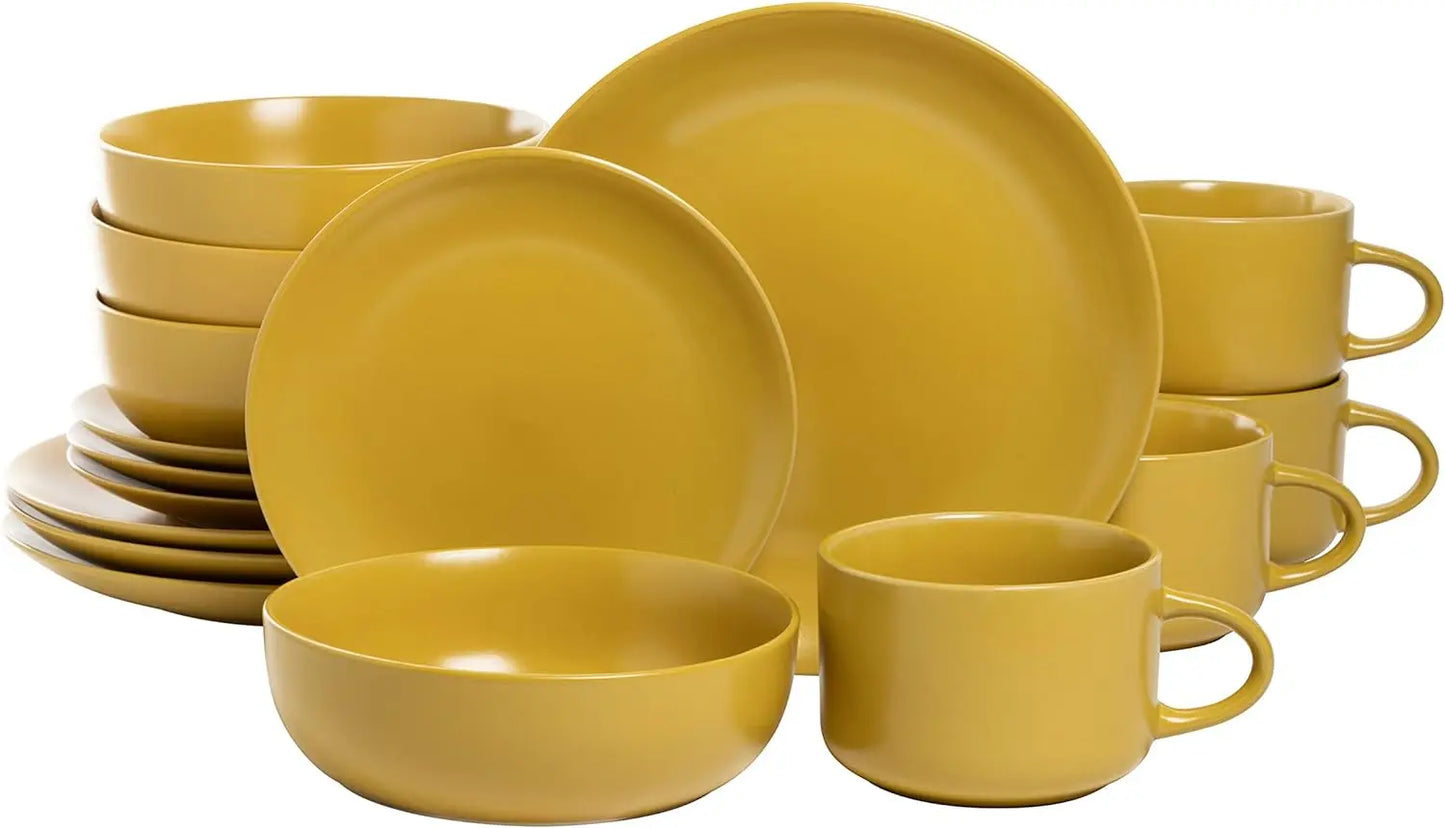 Matte Coupe Dinnerware Set