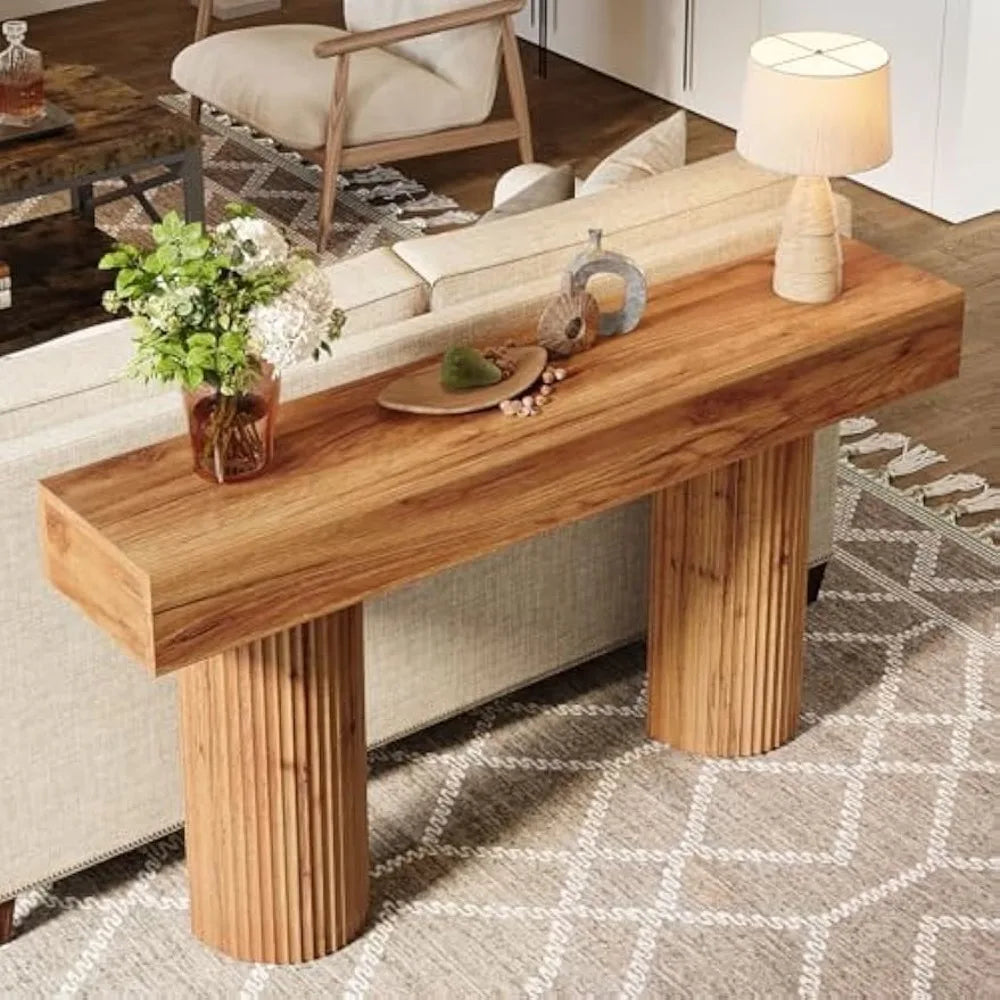 Long Wooden Console Table