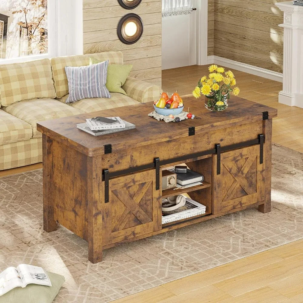 Lift Top Coffee Table with Storage
