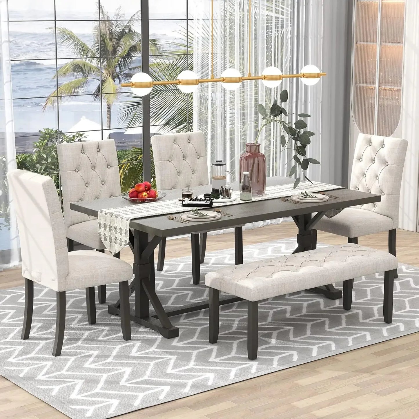 Dining Set with Bench