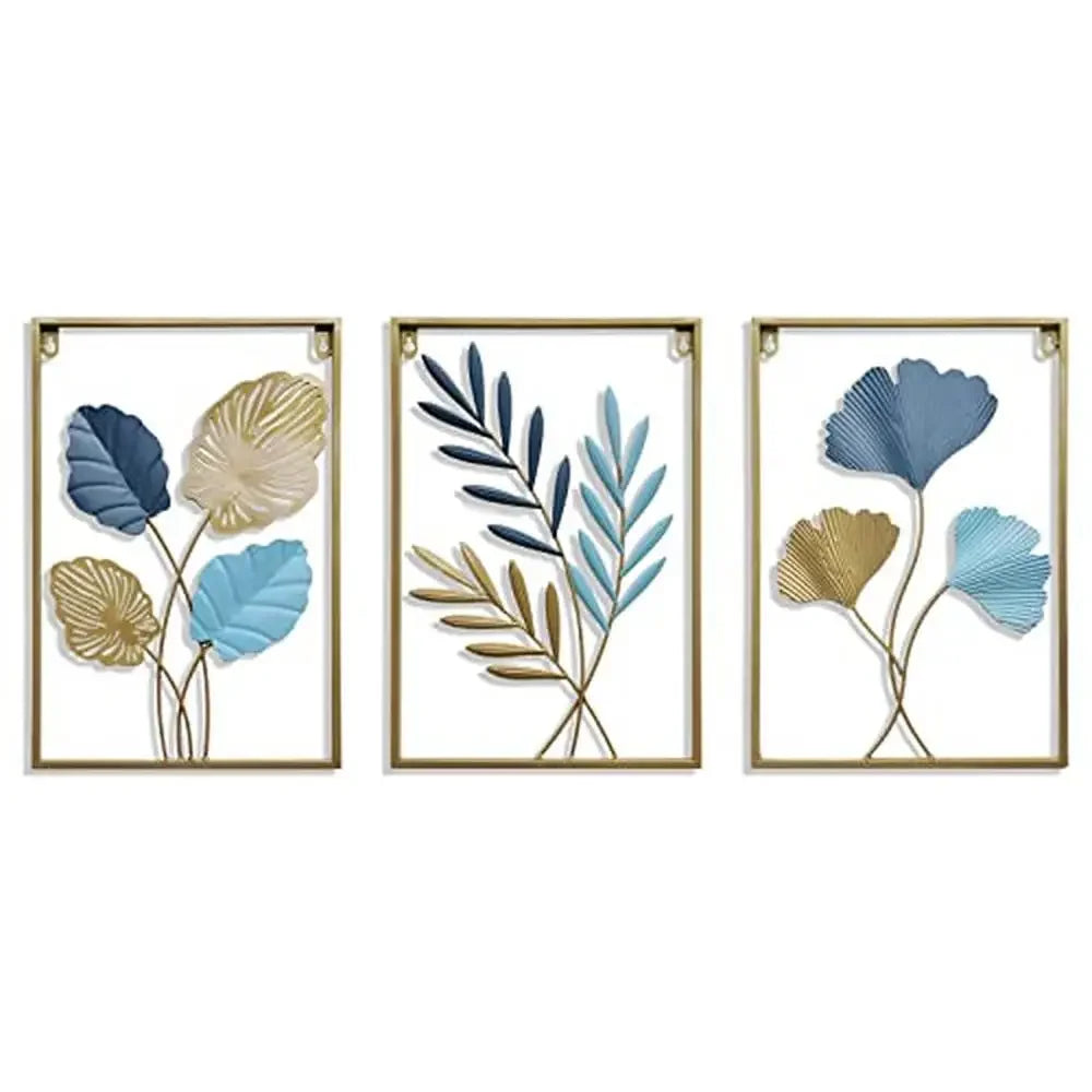 Rectanglar Metal Art Wall Decor Set
