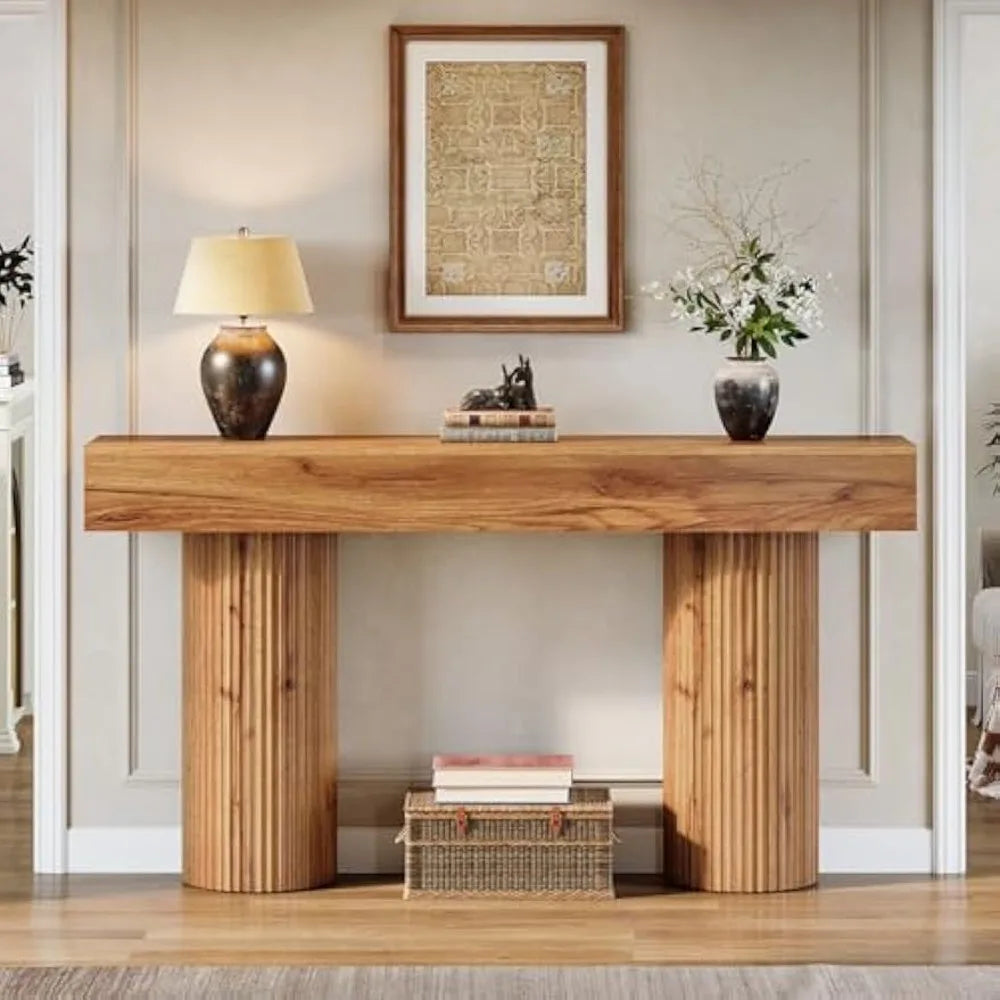 Long Wooden Console Table