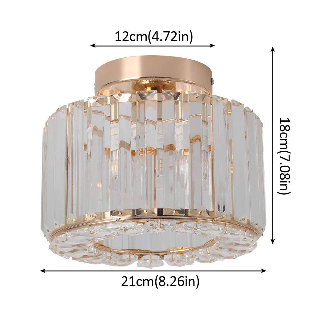 Modern Hanging Glass Pendant Light Fixture