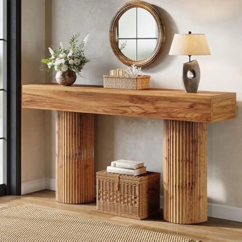 Long Wooden Console Table