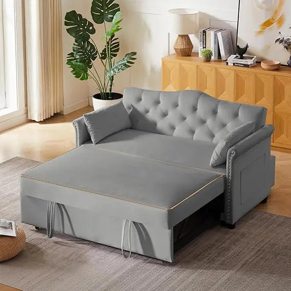 3-in-1 Folding Convertible Pullout Sofa Bed