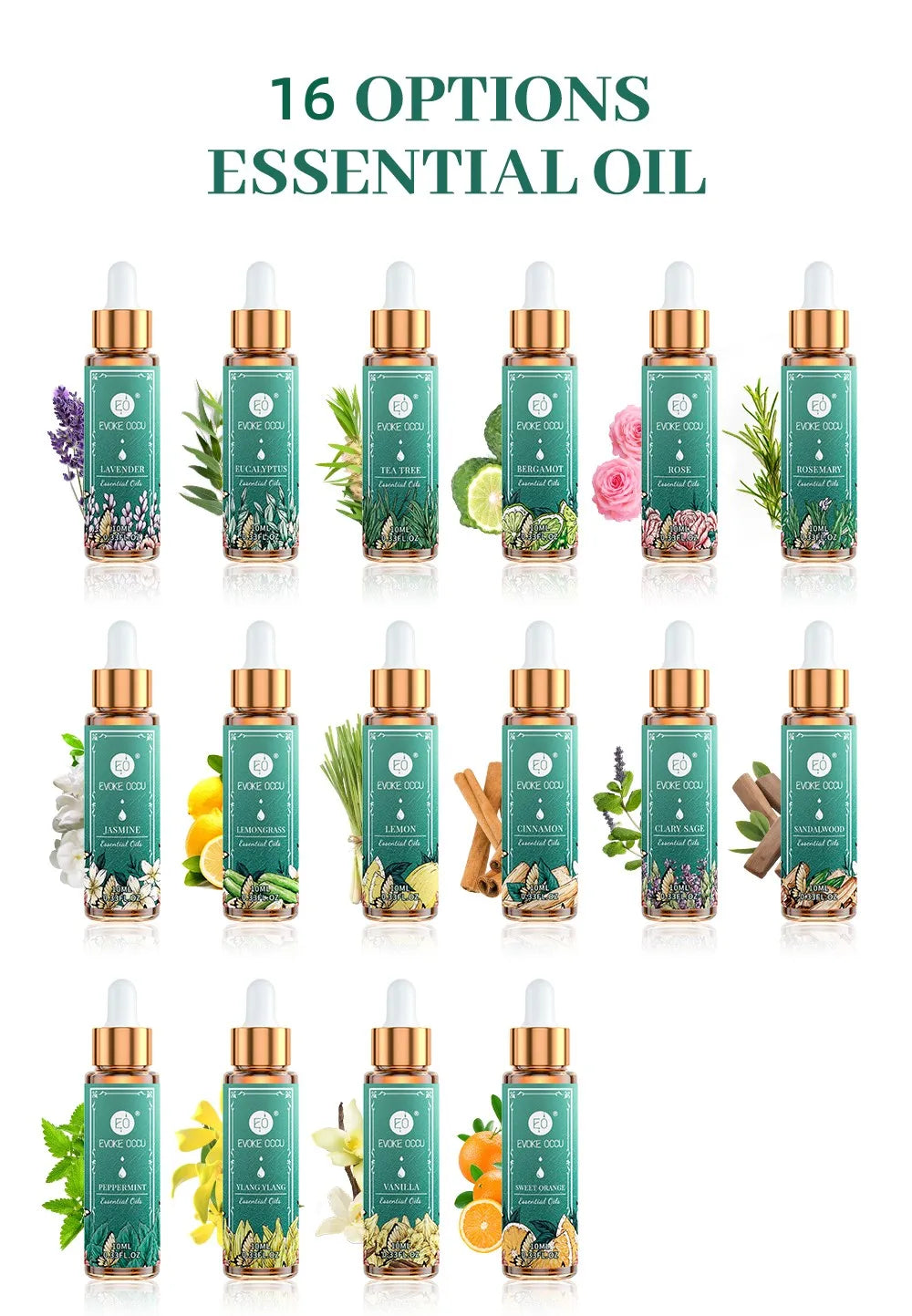 16 Set Pure Essential oils, Strong Smell