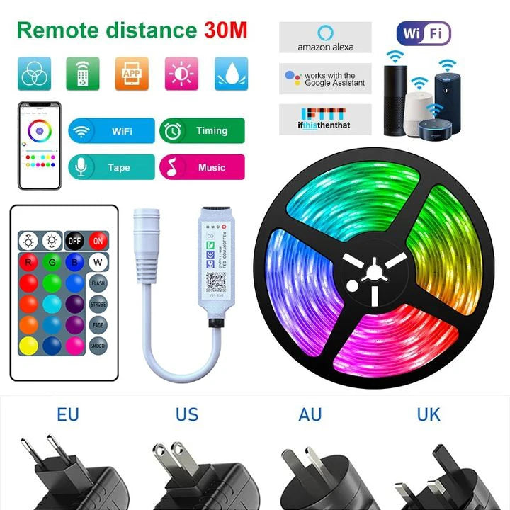 40m Bluetooth Led Strip Lights, Smart Led Lights APP Control
