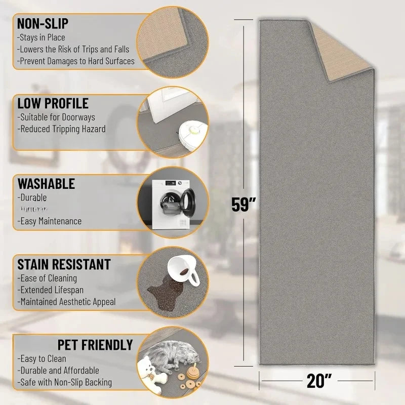 Machine Washable Non-Slip Runner