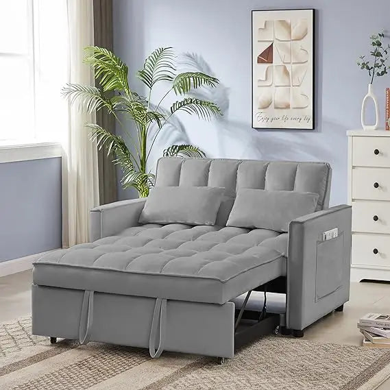 3-in-1 Folding Convertible Pullout Sofa Bed