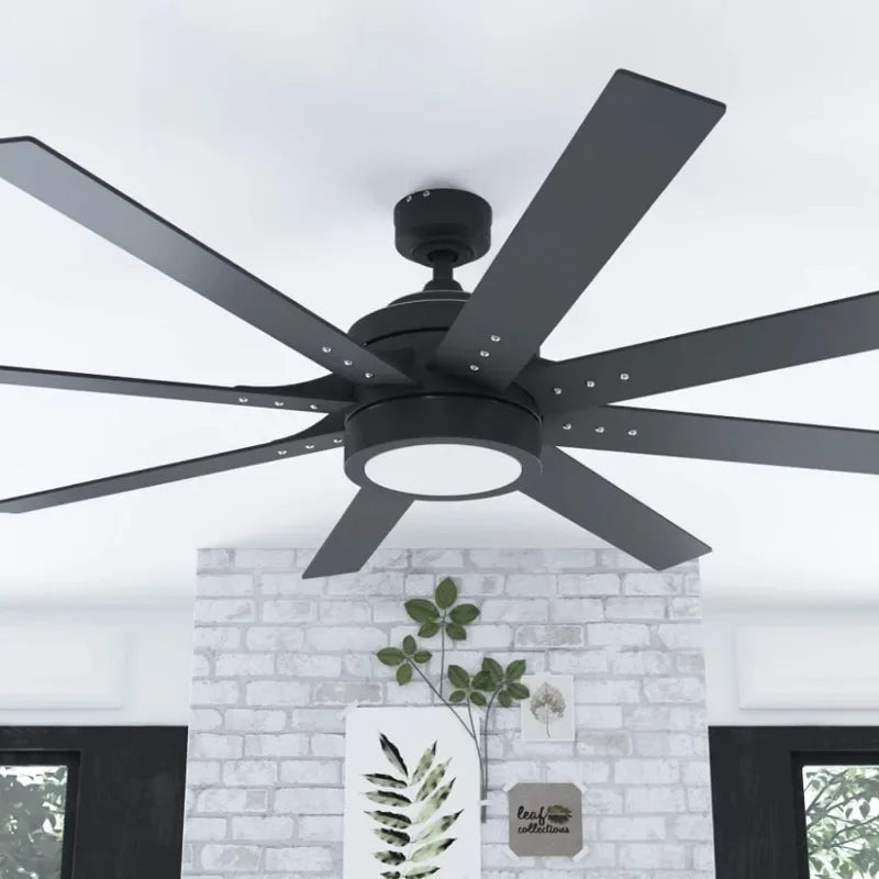 62 Inch LED Ceiling Fan With Remote