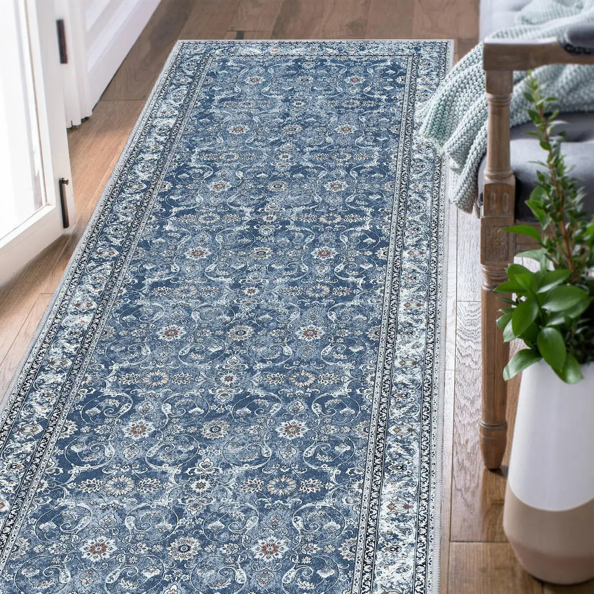 Washable Non-Slip Hallway Runner Rug
