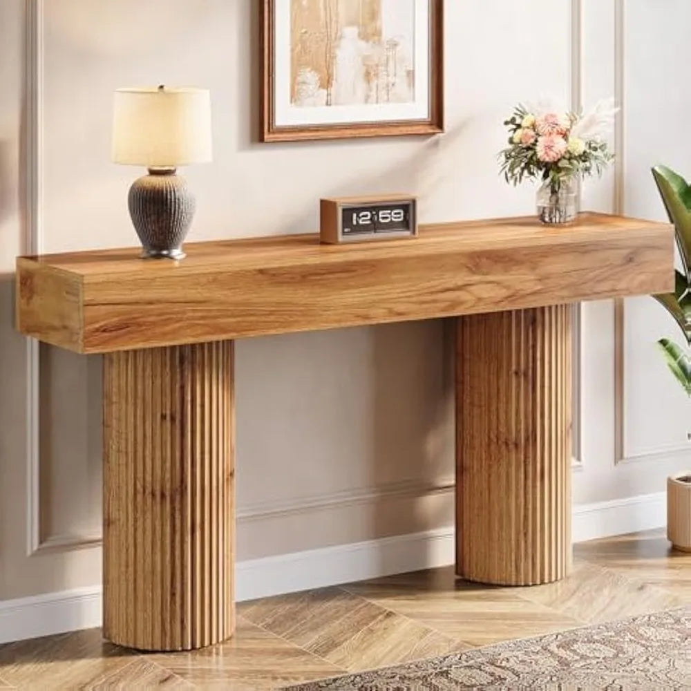 Long Wooden Console Table