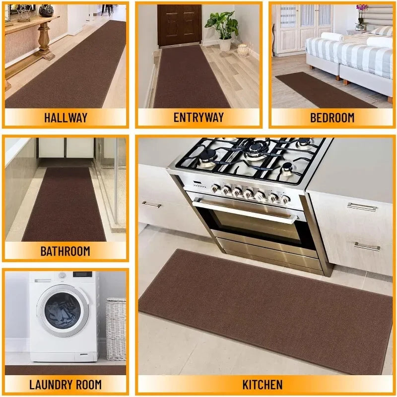 Machine Washable Non-Slip Hallway Runner Rug
