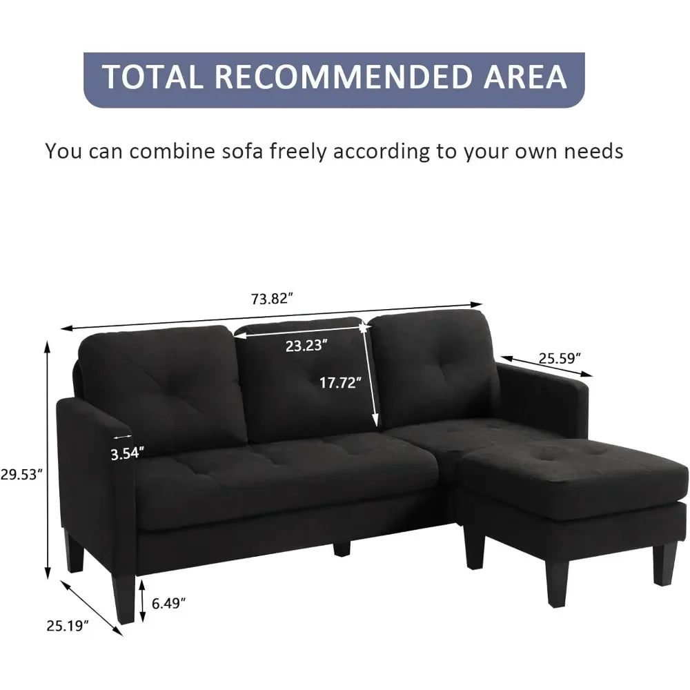 Convertible Sectional Sofa Couch
