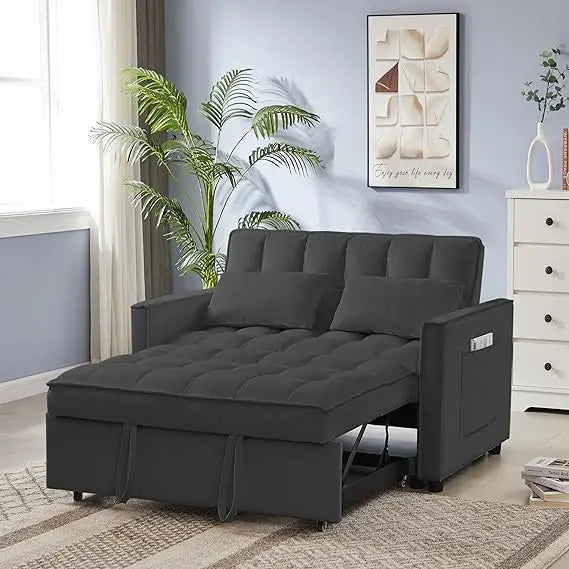 3-in-1 Folding Convertible Pullout Sofa Bed