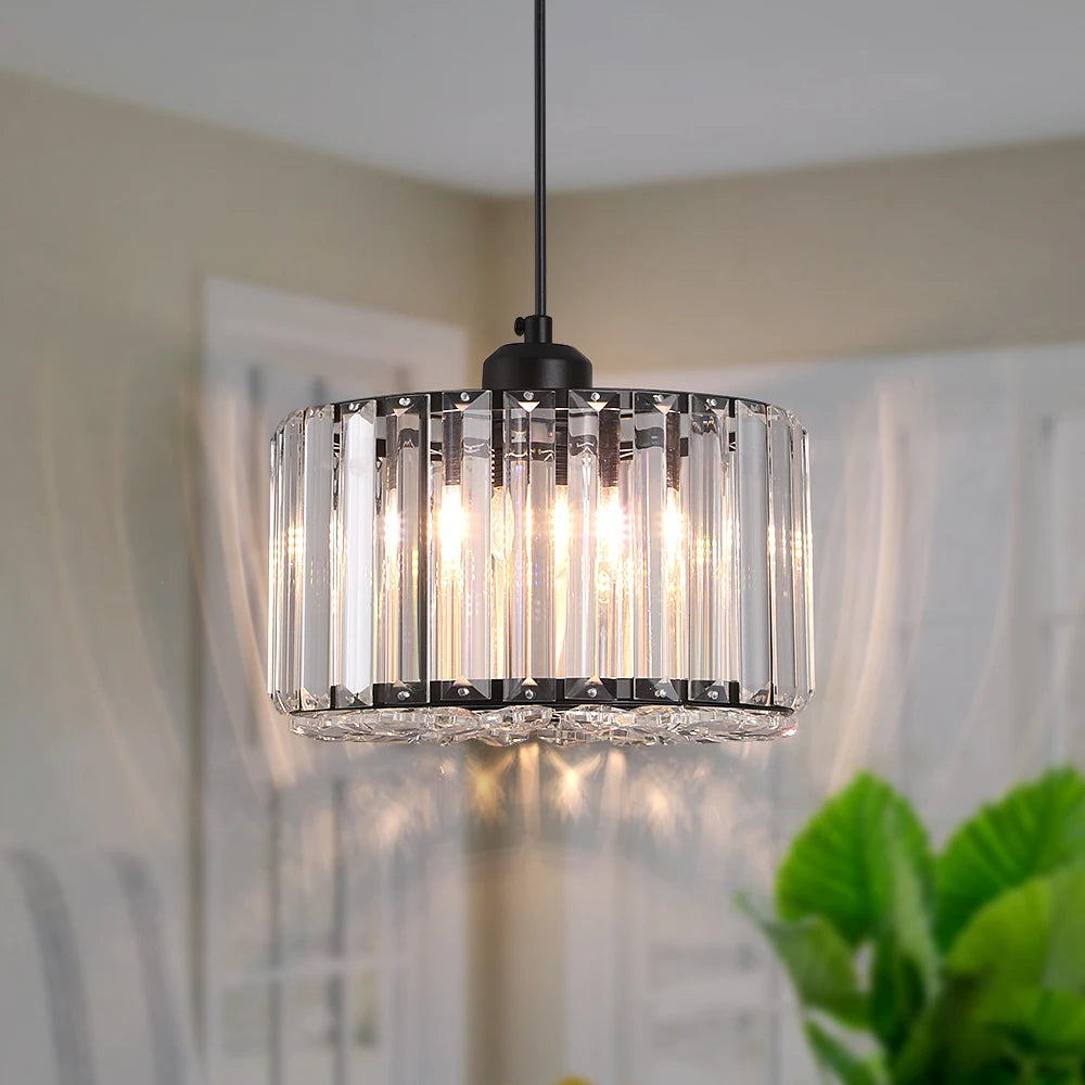Modern Hanging Glass Pendant Light Fixture