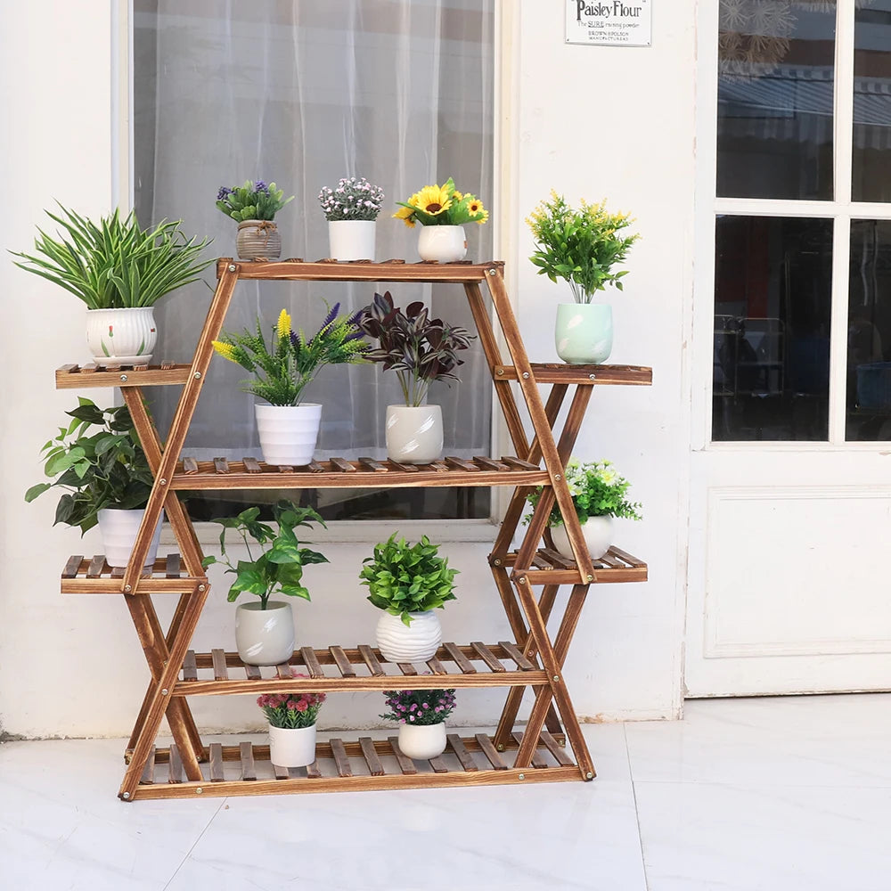 Multi-Tier Flower Stand, Large Plant Stand, Shelving