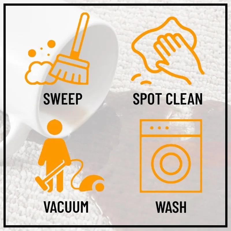 Machine Washable Moroccan Trellis Design Rubber Back Runner