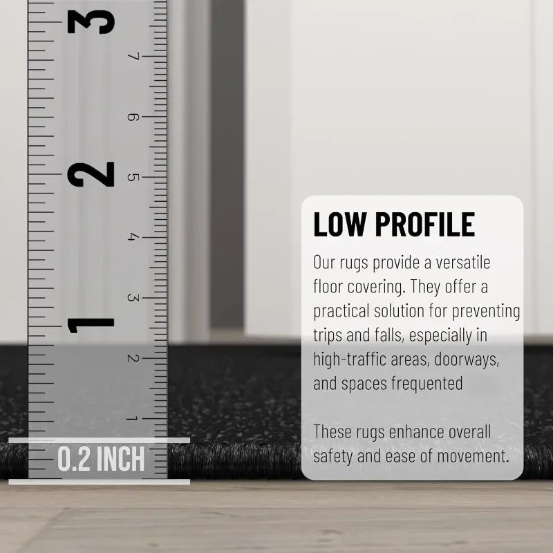 Machine Washable Non-Slip Rubber Back Runner