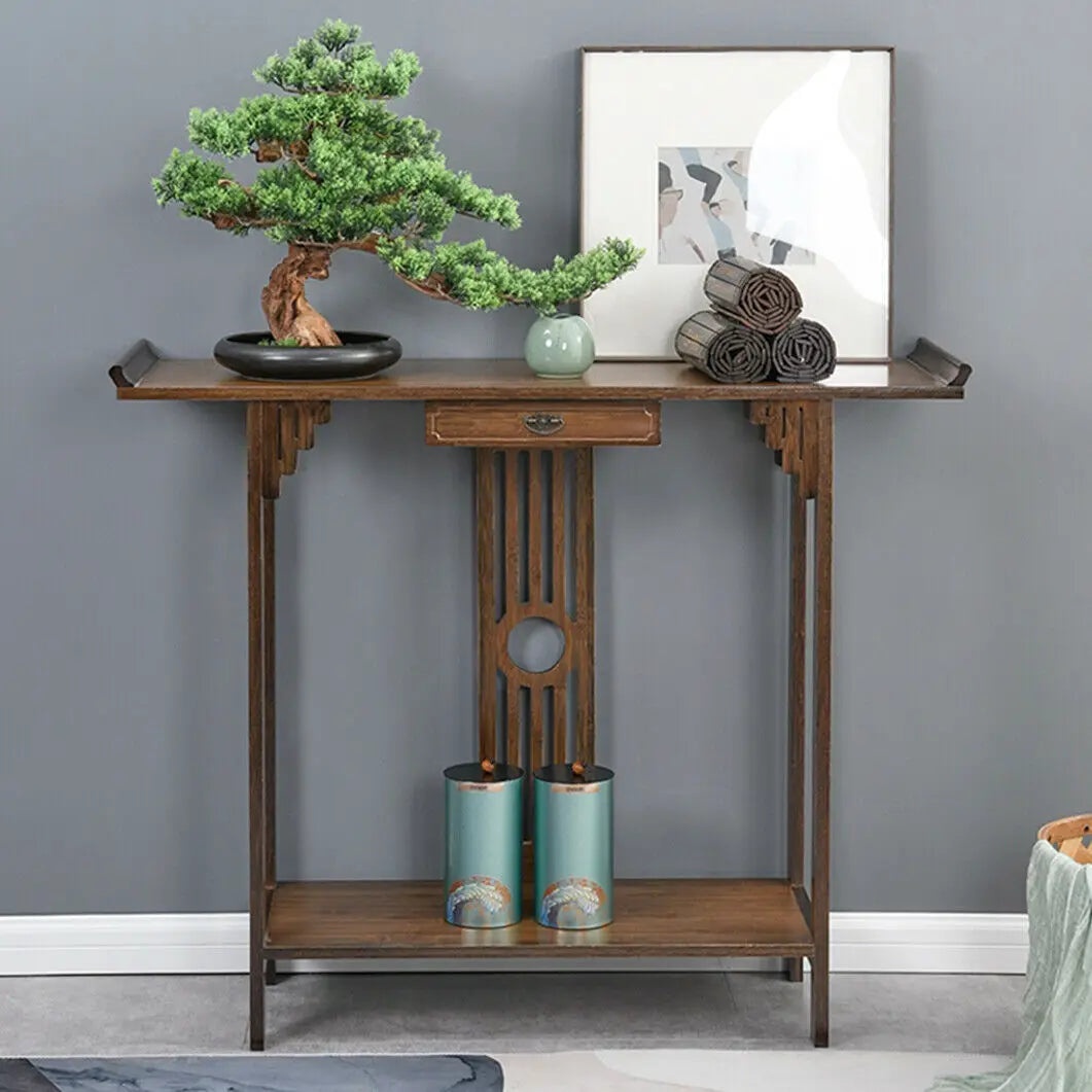 Chinese Style Console Table, Accent Table Entryway Wood