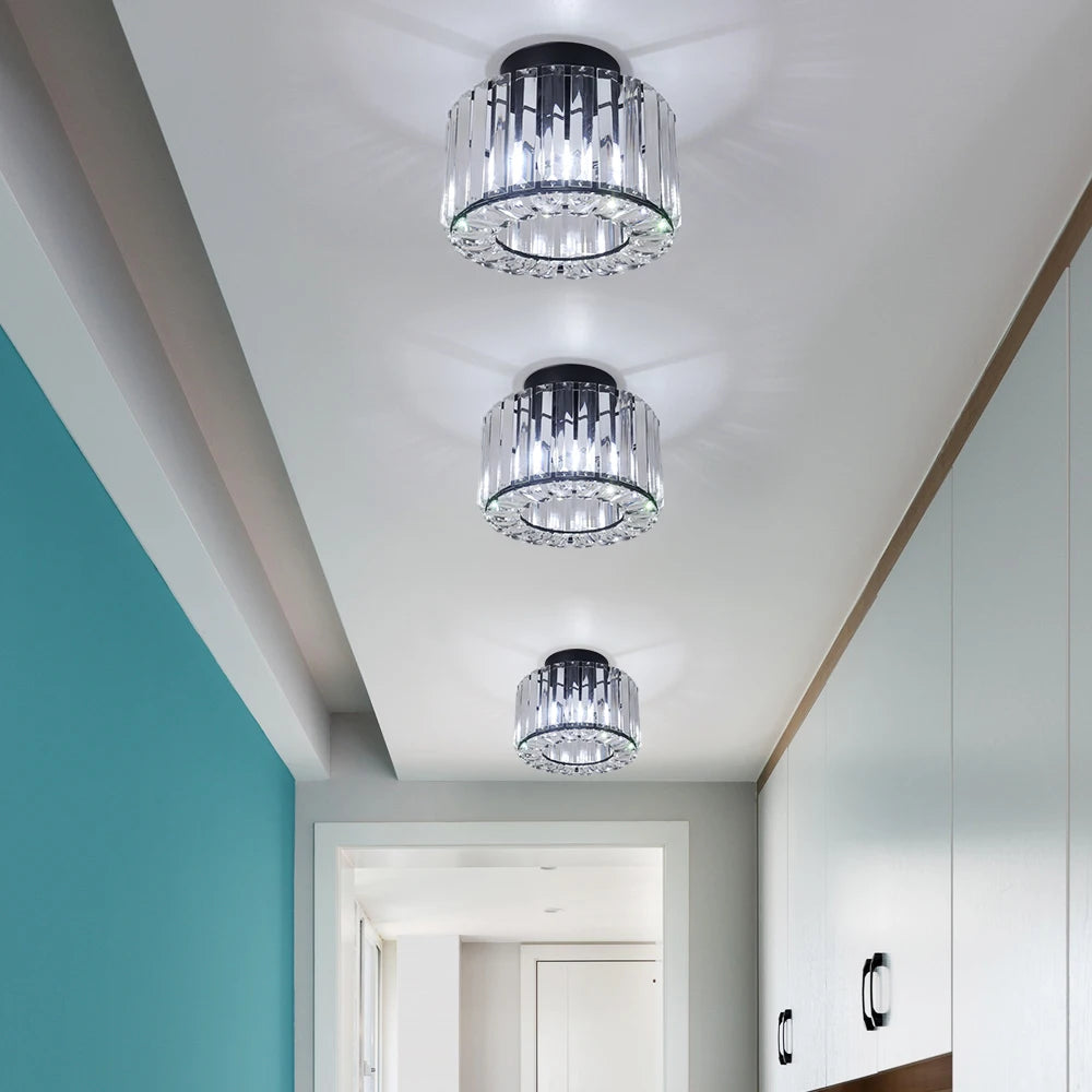 Modern Hanging Glass Pendant Light Fixture