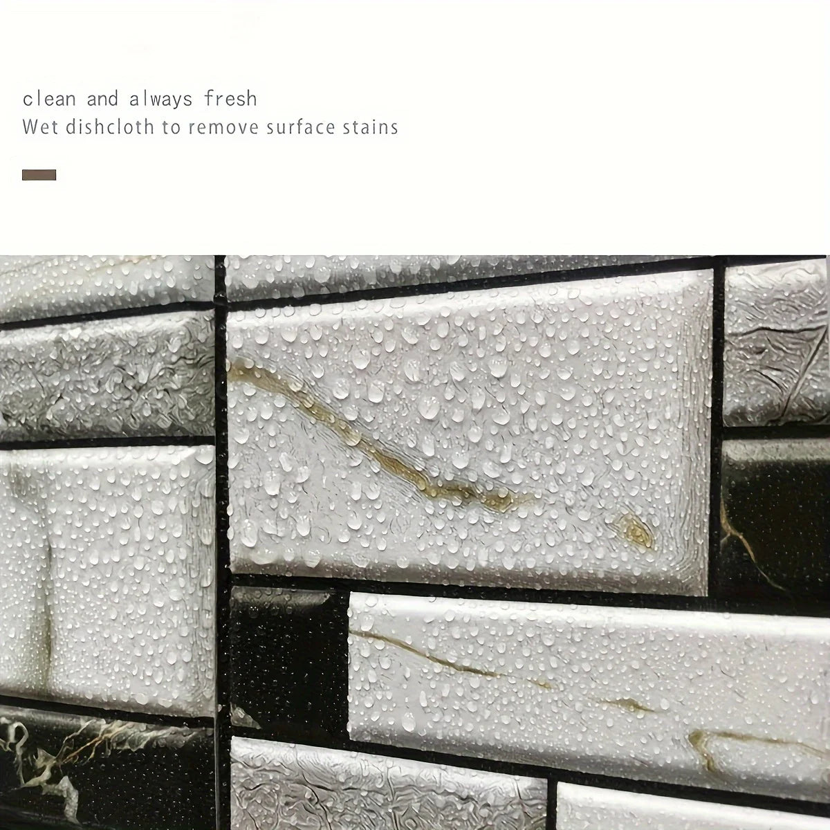 20PCS Self Adhesive Tile Wall Decor