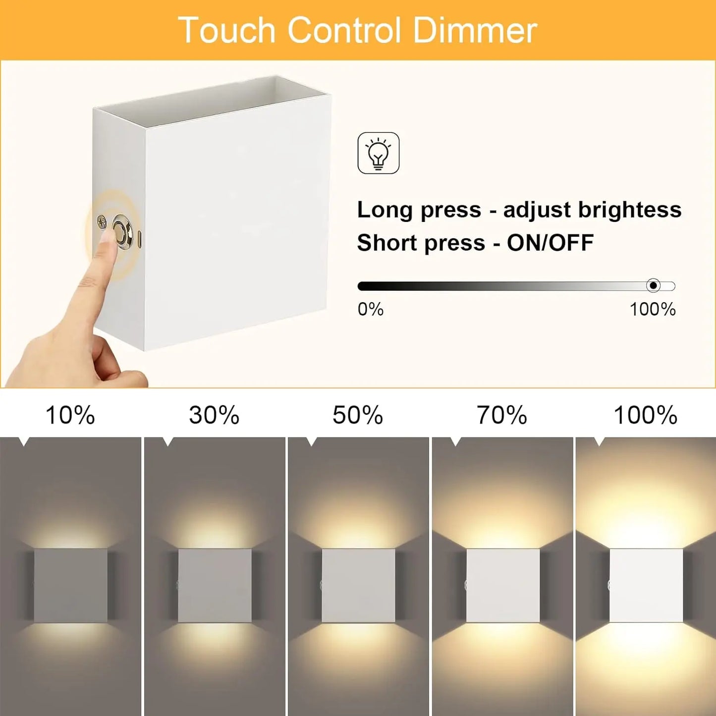 Battery Operated Wall Sconces with Remote, Rechargeable Wall Mount Lights