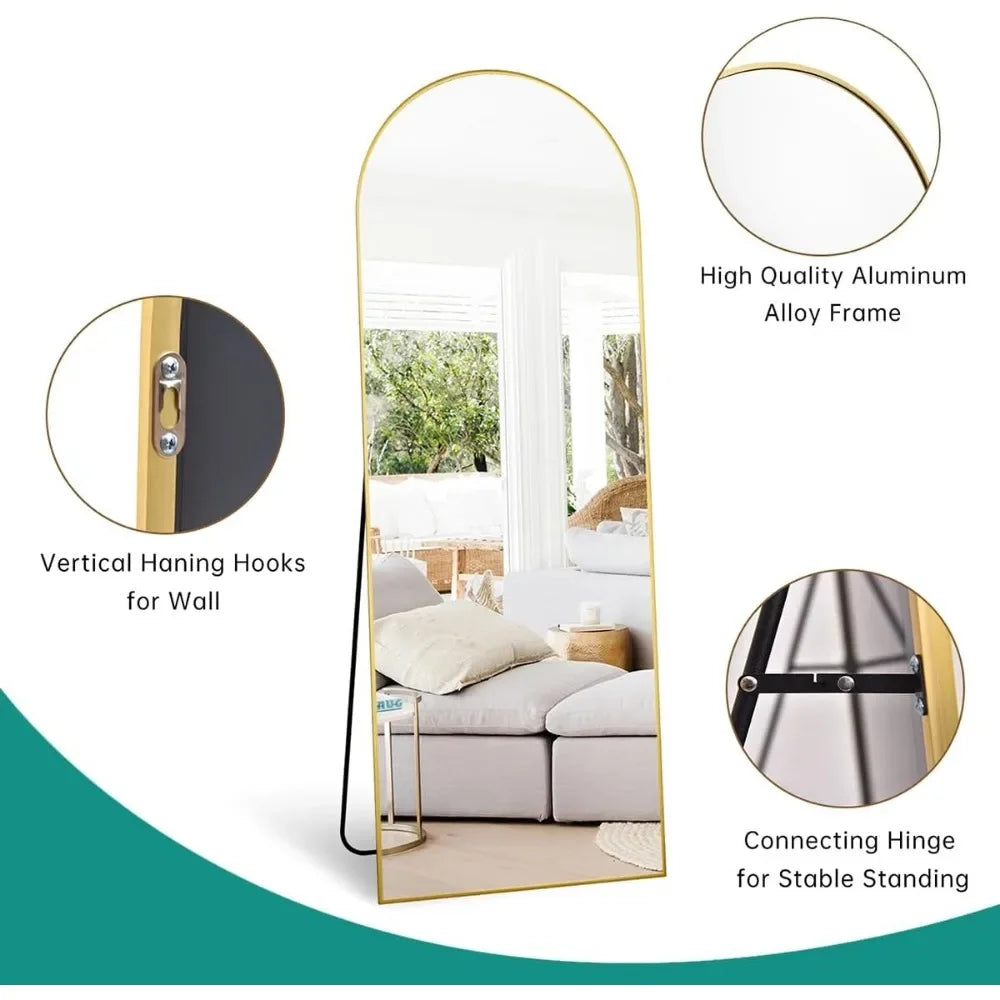 Modern Full Body Free Standing Wall Mirror