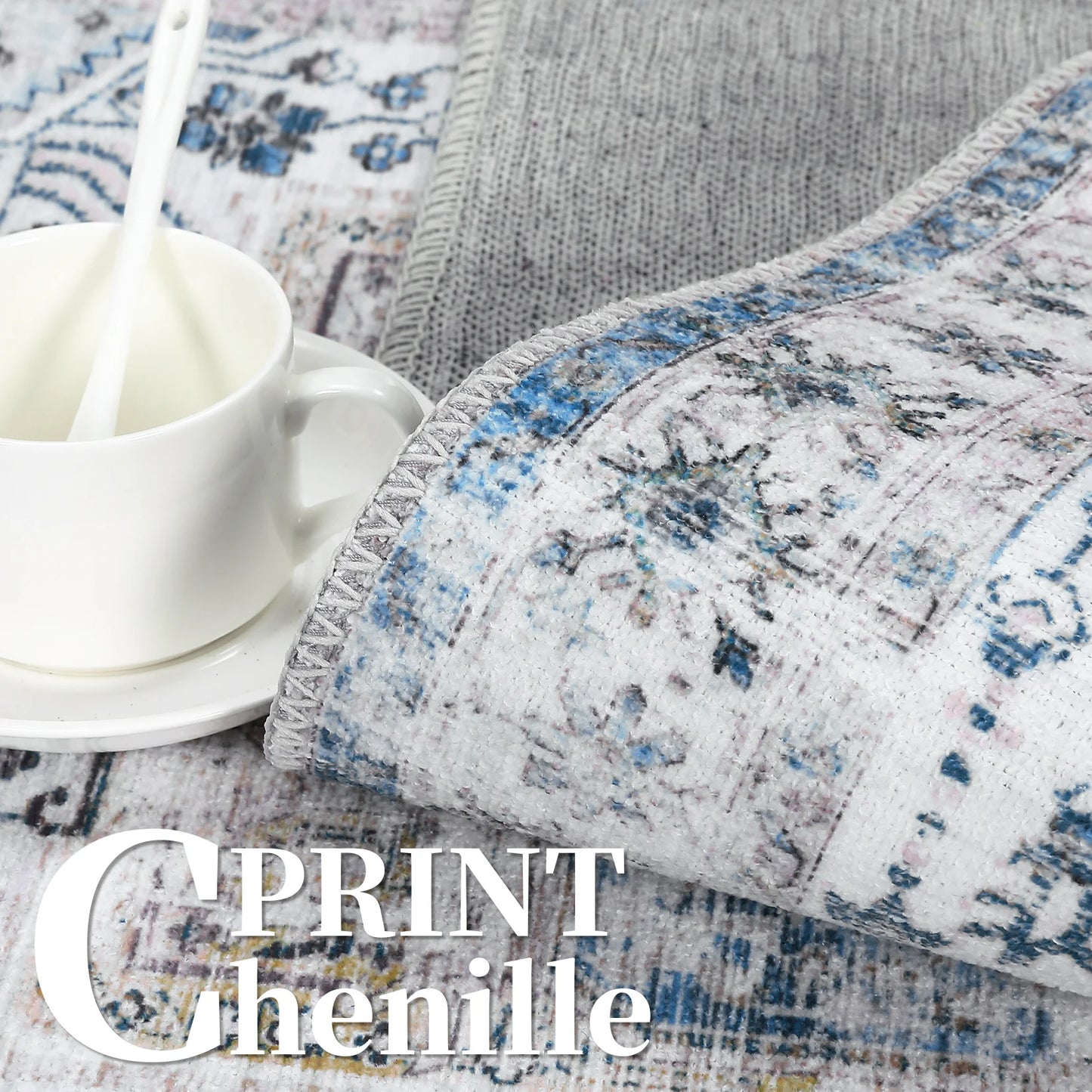 Vintage Machine Washable Hallway Runner