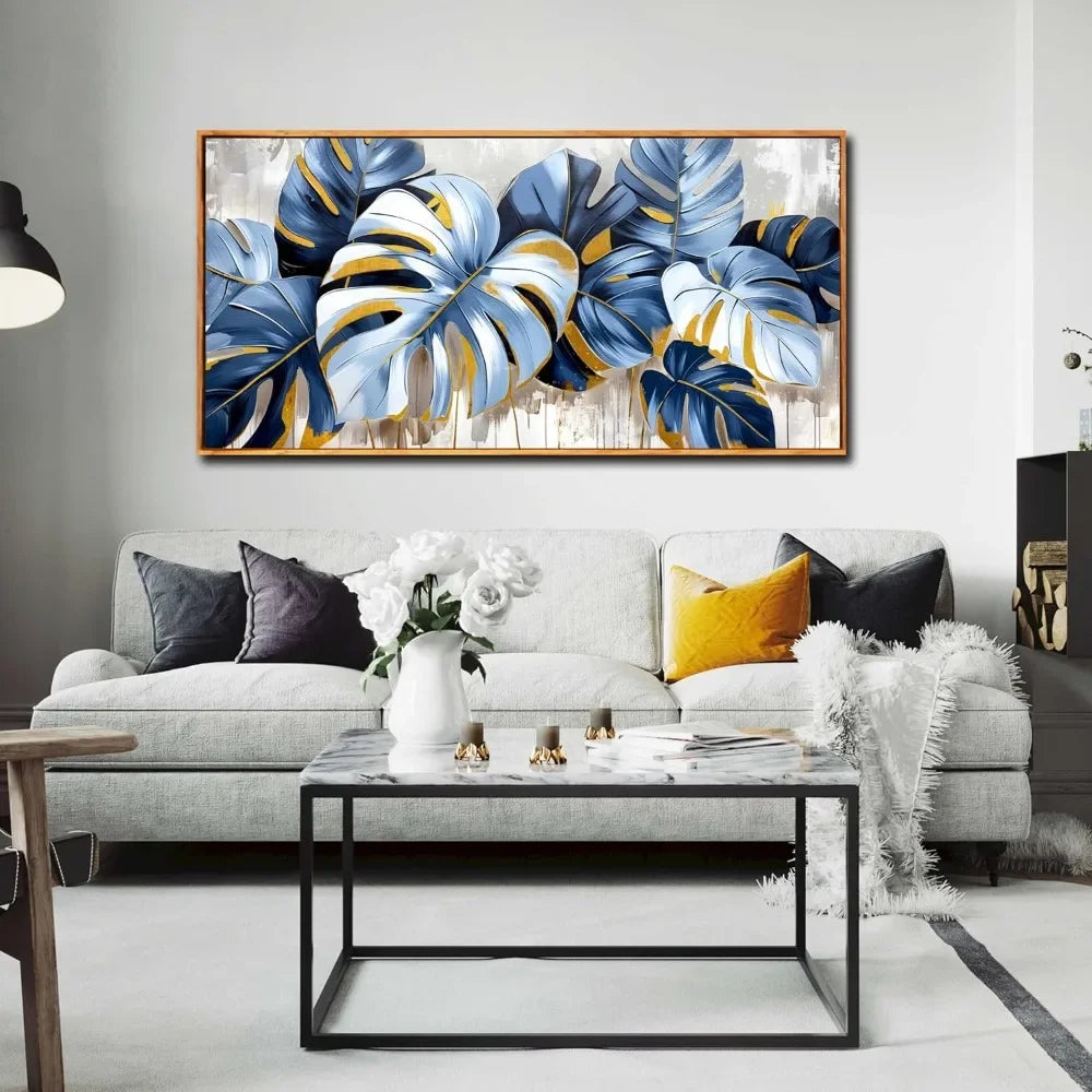 Banana Leaf Pictures, Canvas Wall Art, Framed Wall Decor