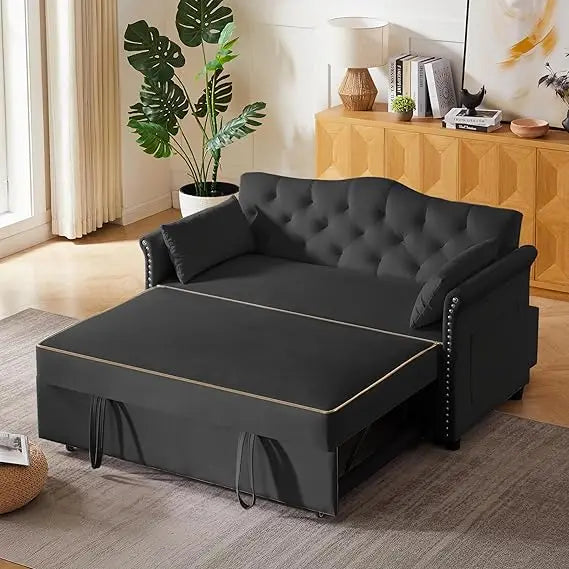 3-in-1 Folding Convertible Pullout Sofa Bed